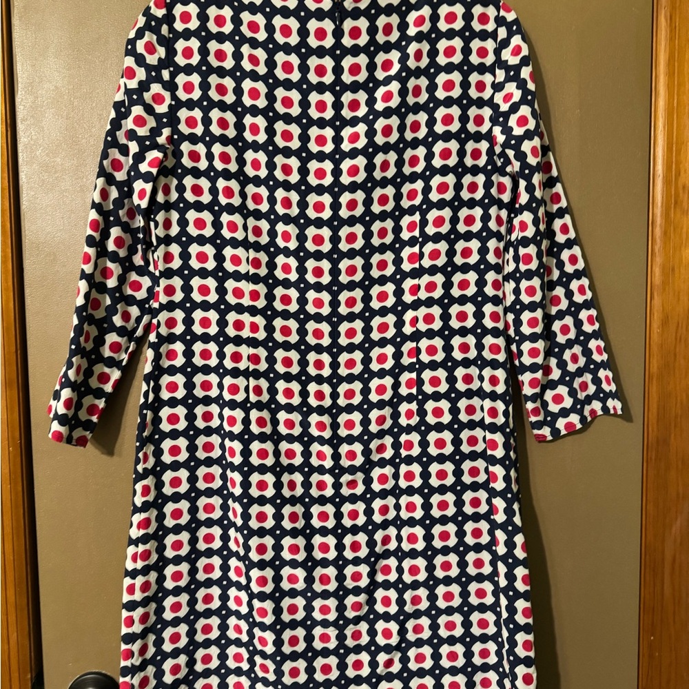 Brooks Brothers Dress Geometric Print Shift Size 6 - Picture 2 of 9